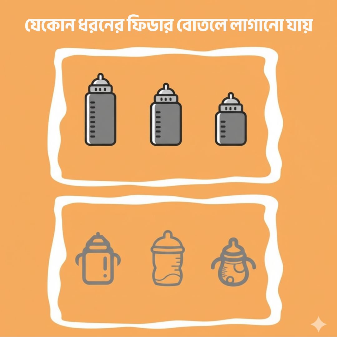 Different bottle sizes compatibility